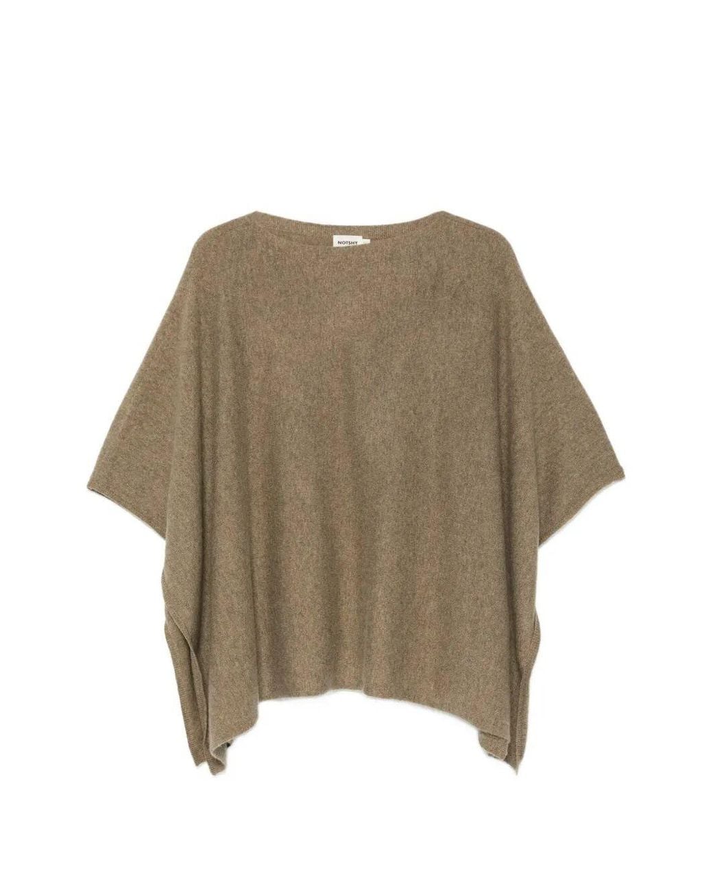 Not Shy Natural 'Pamina' Poncho