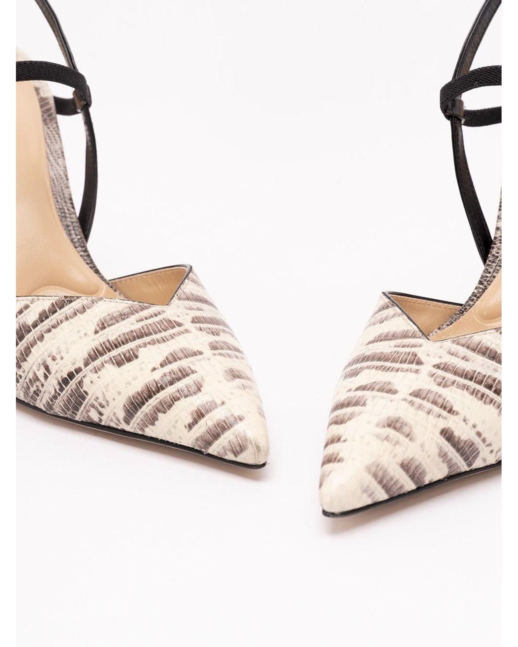 Fendi White 'Colibri Lite' Slingback