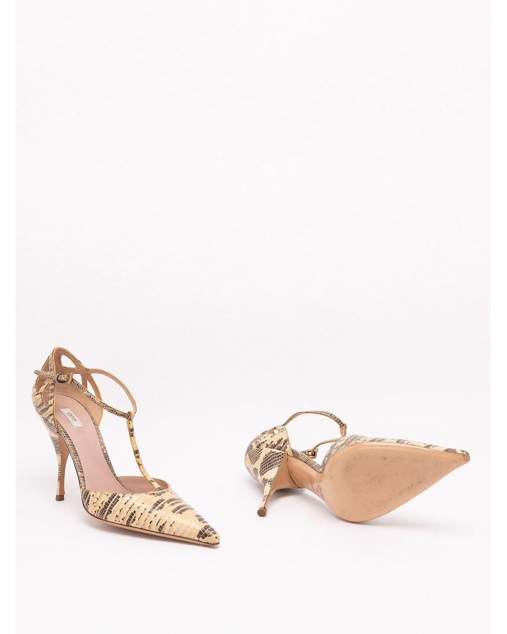 Prada Natural Tejus Pumps