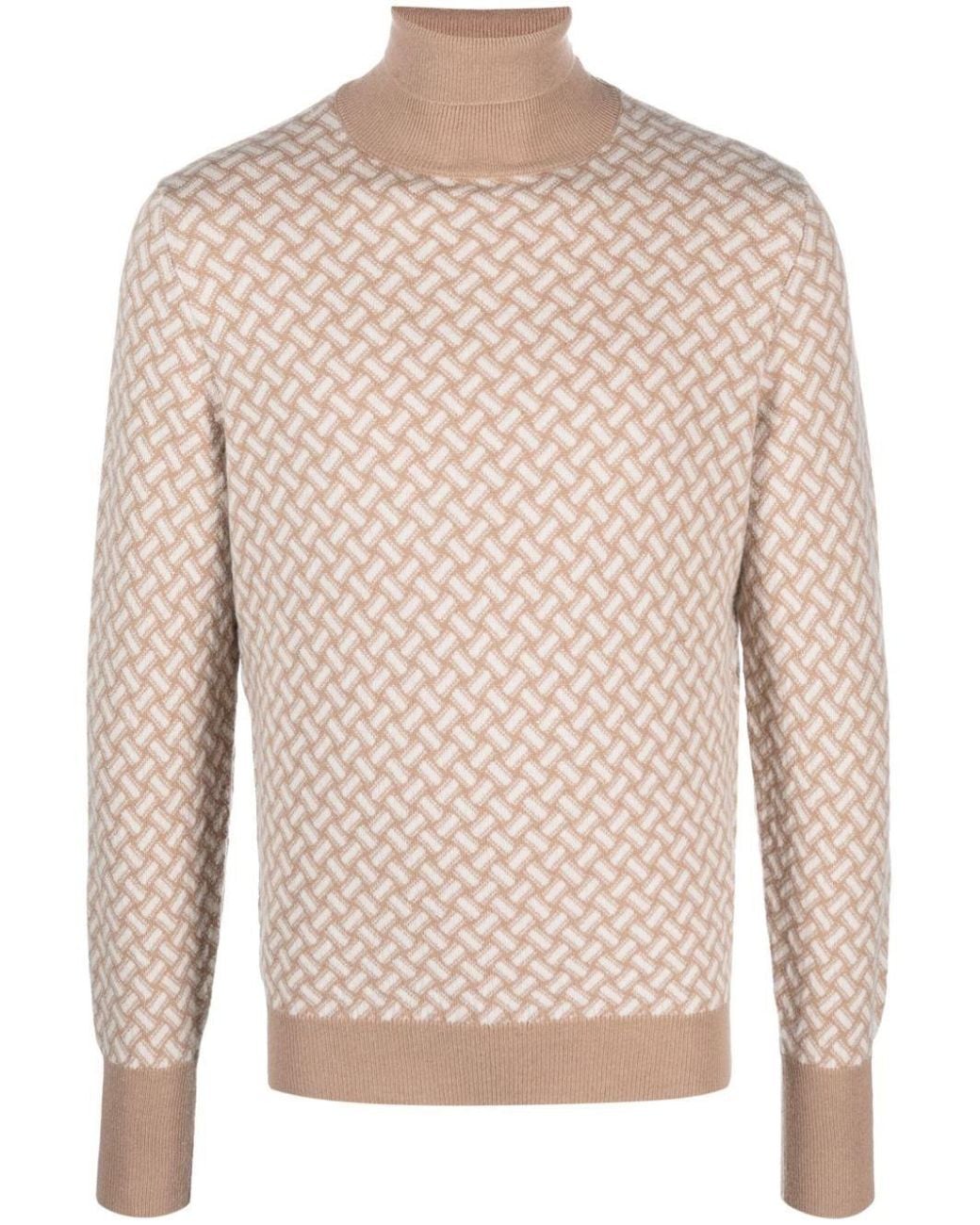 Drumohr Multicolor `biscottino` Turtle-neck Sweater for men