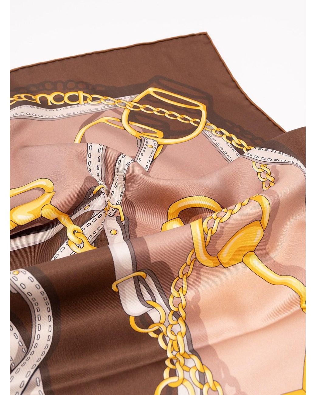 Gucci Brown Equestrian Foulard