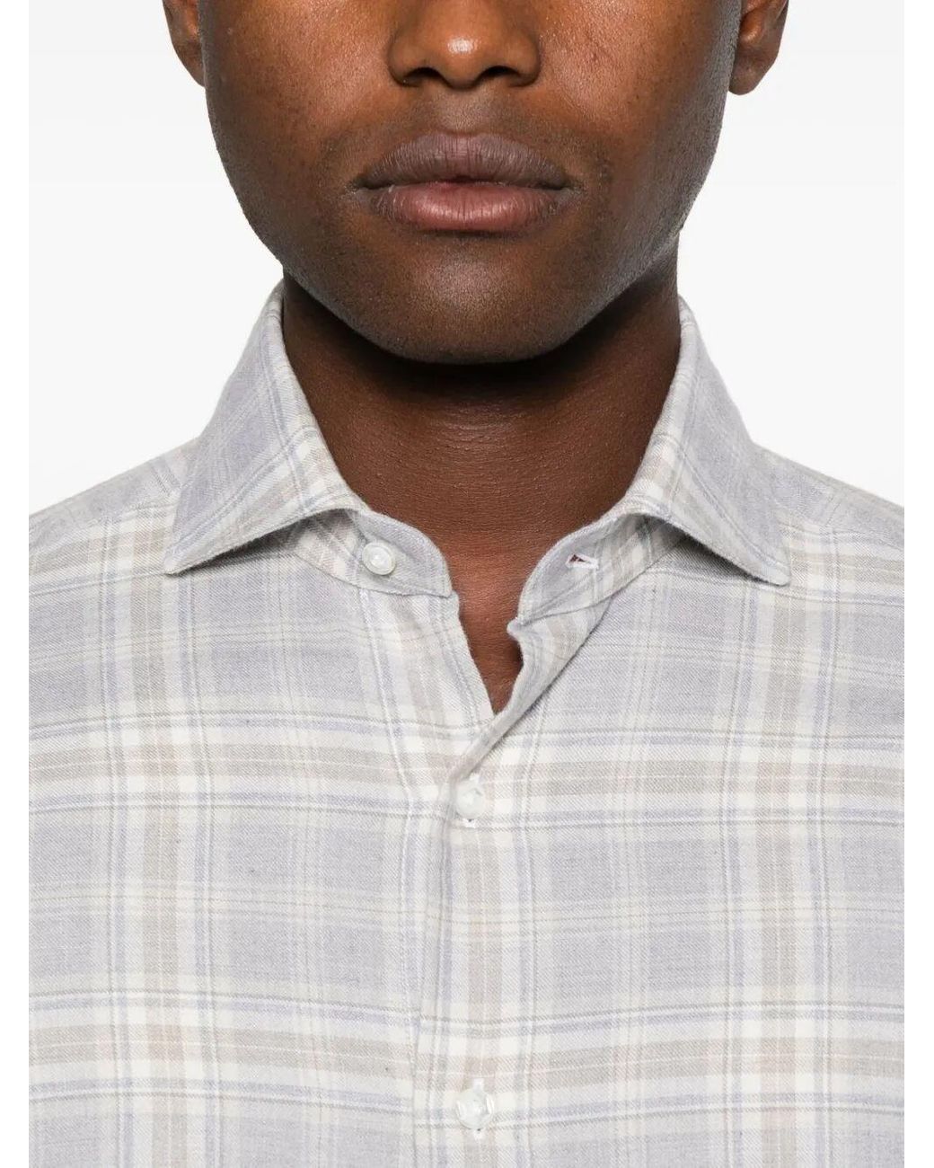 Barba Napoli White Shirt for men