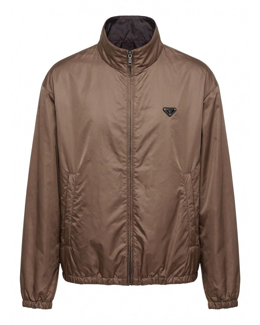 Prada Brown Re-Nylon Jacket for men