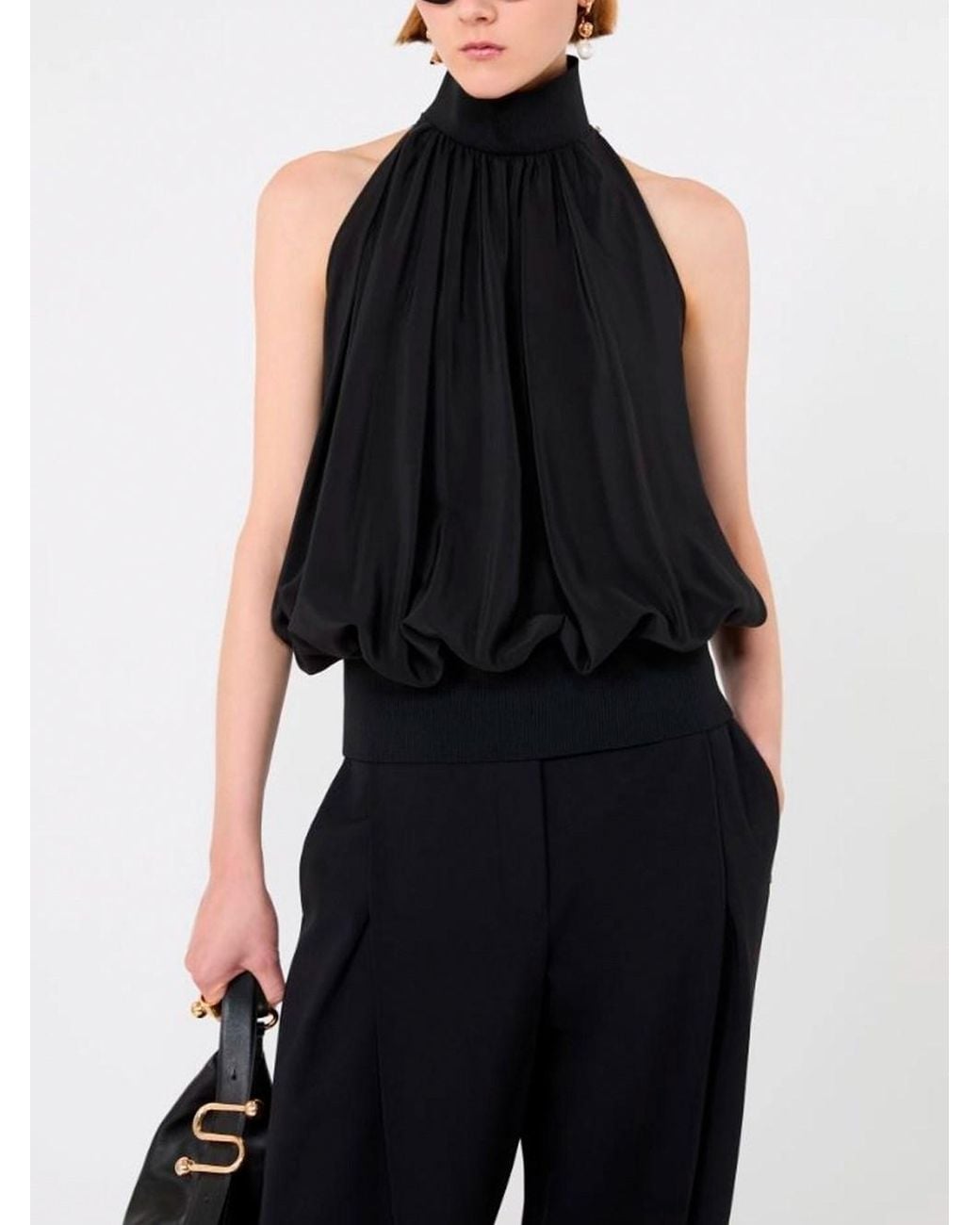 Sportmax Black 'Piovra' Top