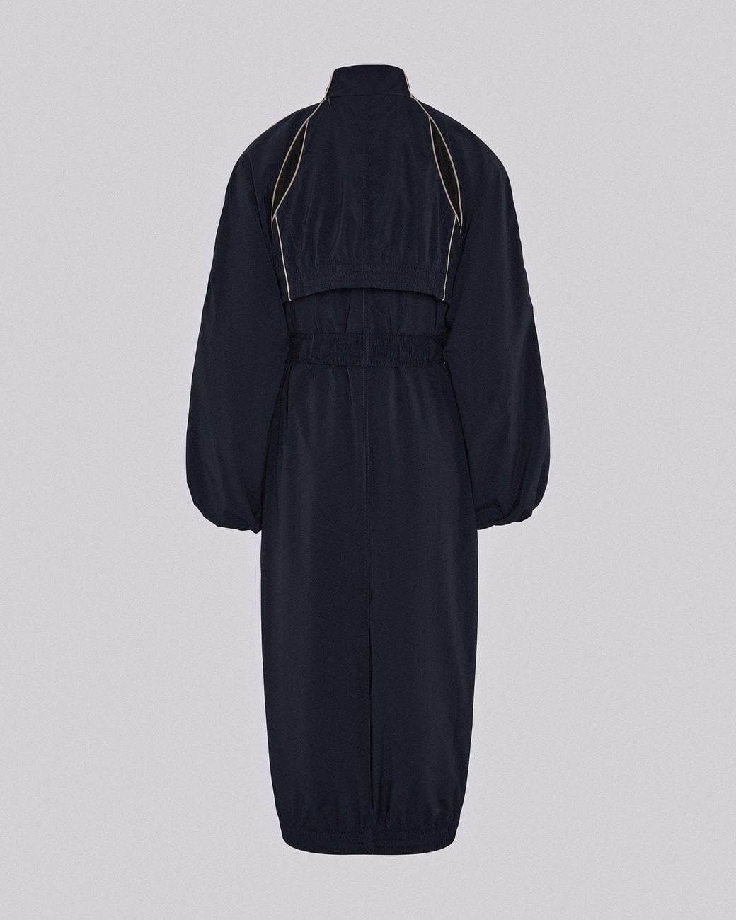 SRVC Studio Blue Slash Track Coat Dark