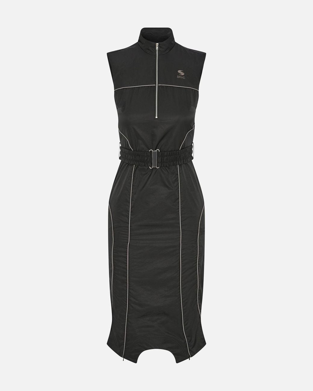 SRVC Studio Black Cosmo Track Dress