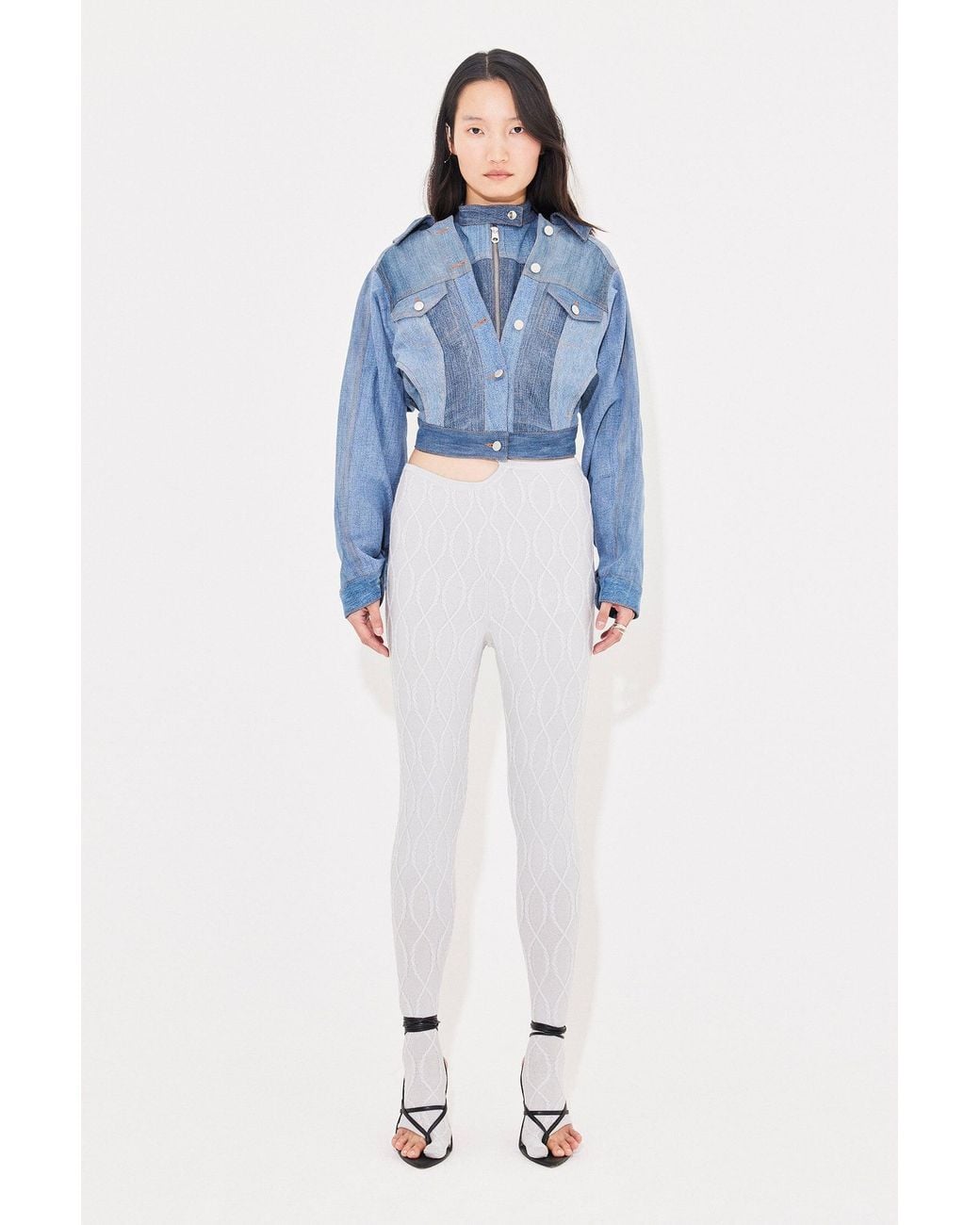 SRVC Studio Uma Jacket Denim Blues