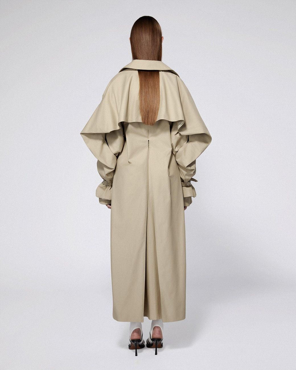 SRVC Studio Natural Sentinal Trenchcoat