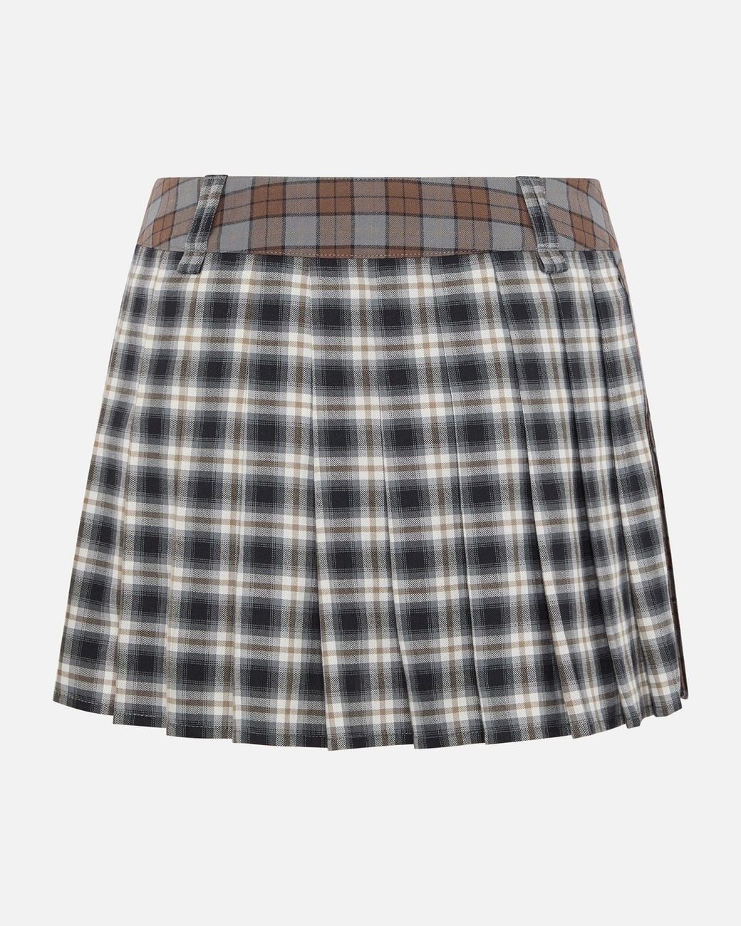 SRVC Studio Multicolor Rhea Mini Kilt Flanel Check