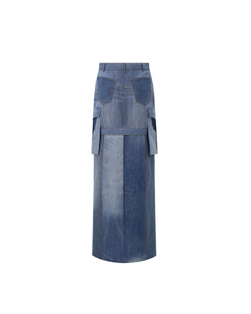 SRVC Studio Uma Skirt Denim Blues