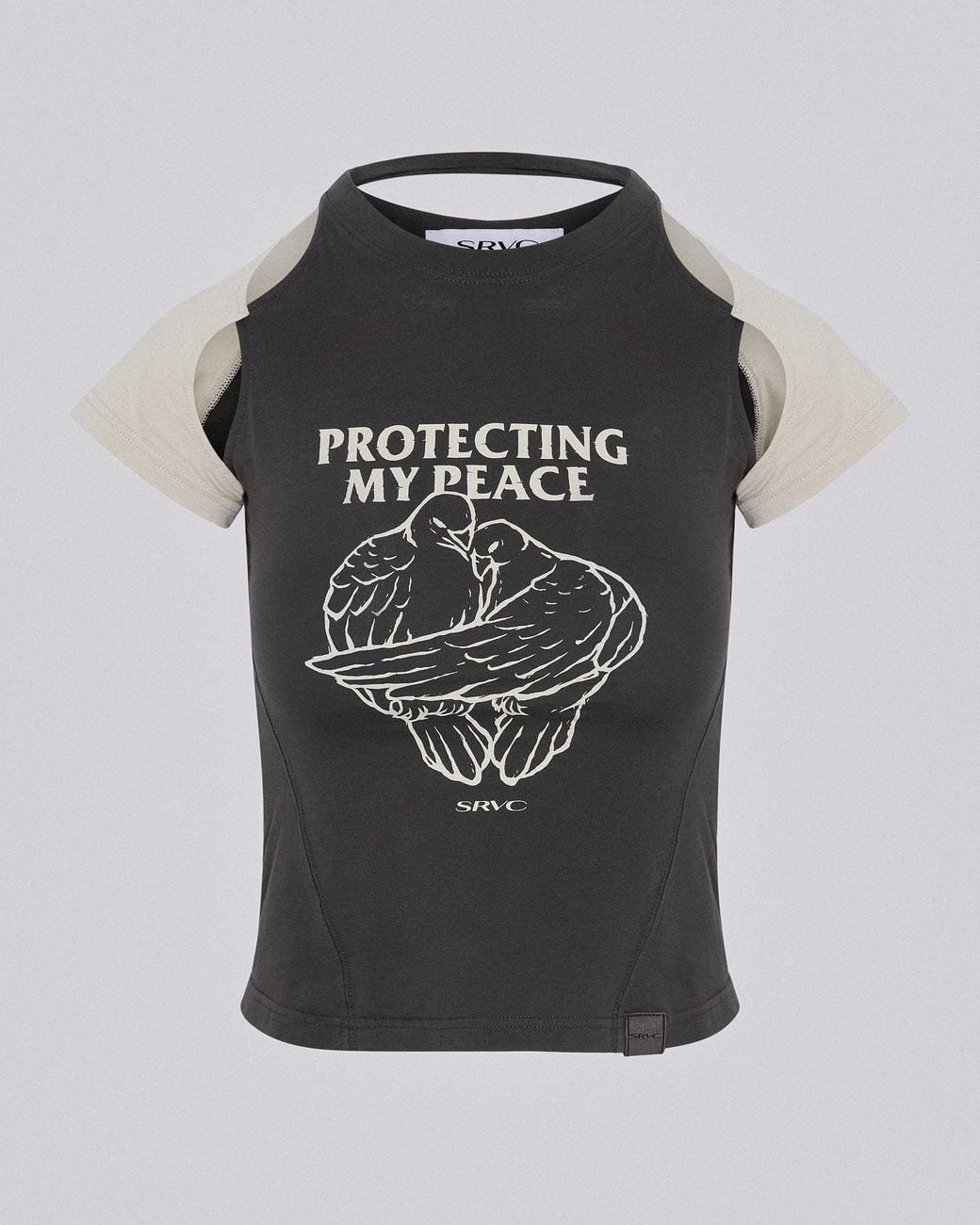SRVC Studio Black Protecting My Peace Tee
