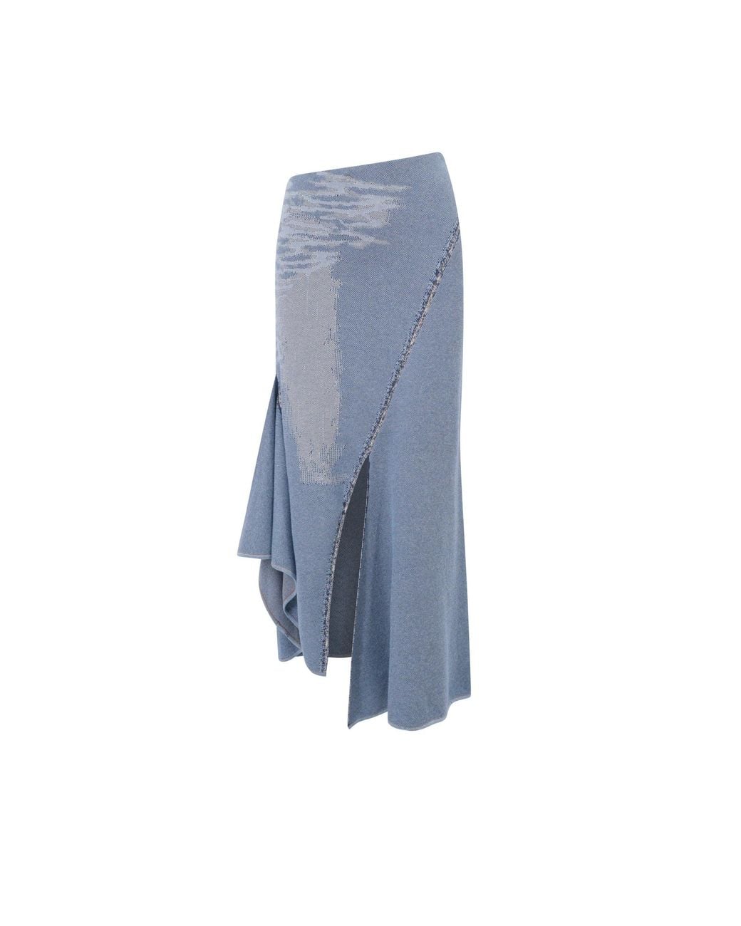 SRVC Studio Blue Denim Siren Skirt