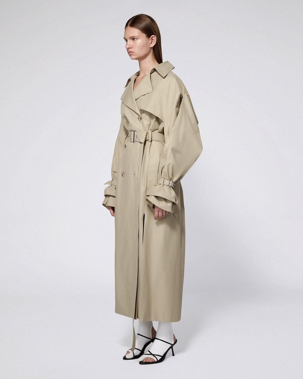 SRVC Studio Natural Sentinal Trenchcoat