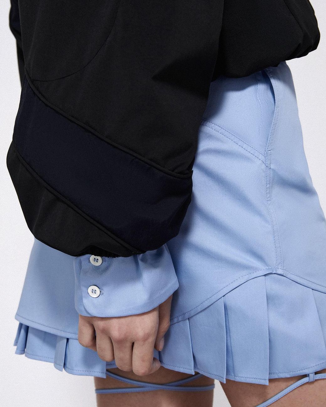 SRVC Studio Black Modified Track Jacket