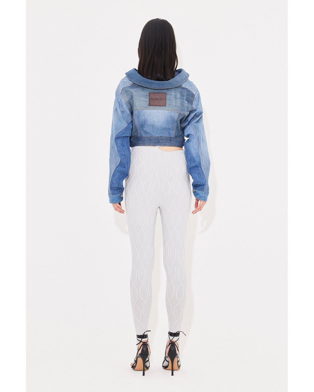 SRVC Studio Uma Jacket Denim Blues