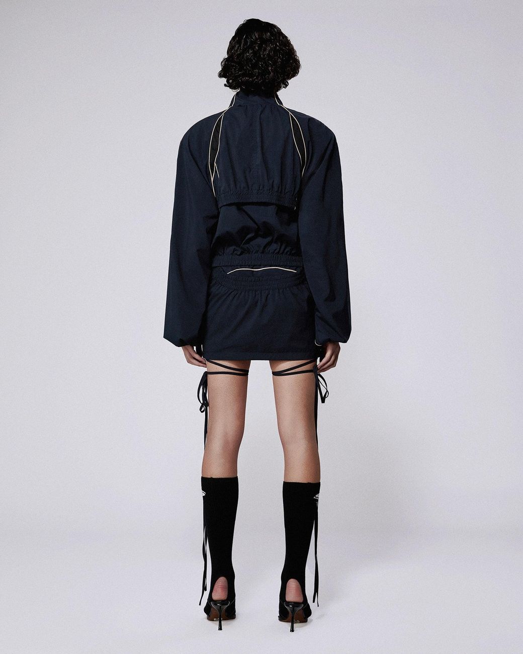 SRVC Studio Blue Slash Track Jacket Dark