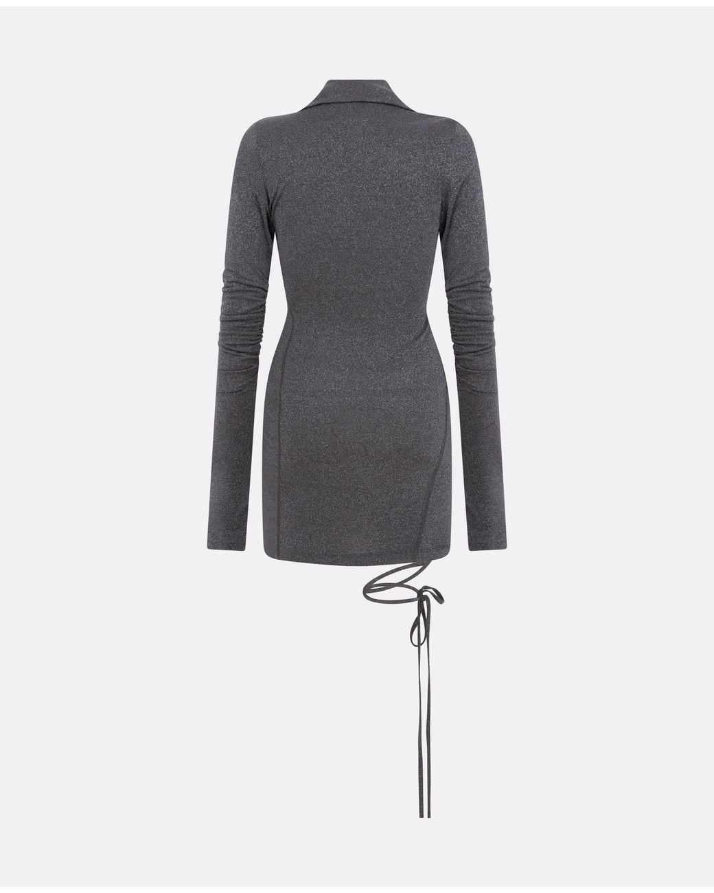 SRVC Studio White Niko Dress Anthracite
