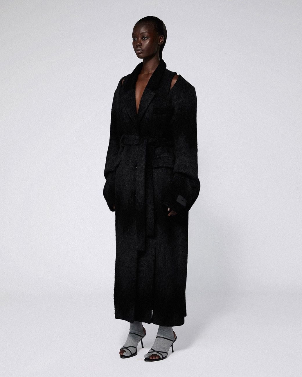 SRVC Studio Black Breakfast Coat