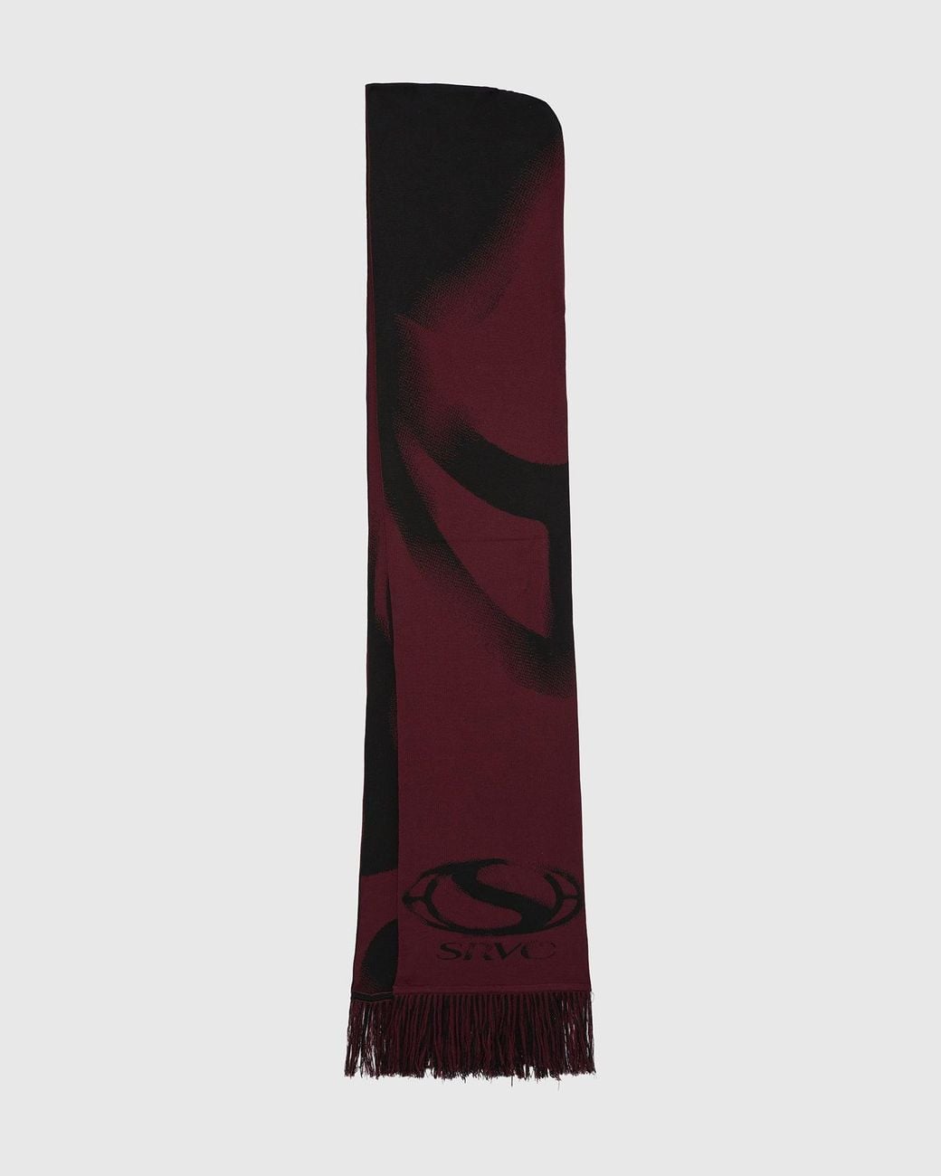 SRVC Studio Purple Srvc Hooded Scarf Bordeaux