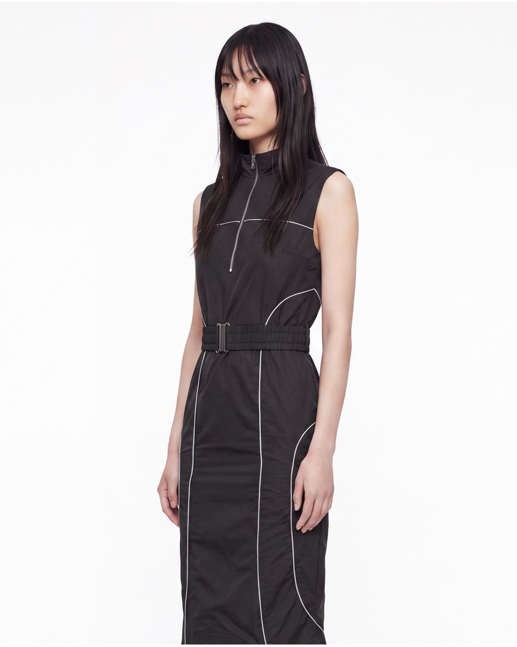 SRVC Studio Black Cosmo Track Dress
