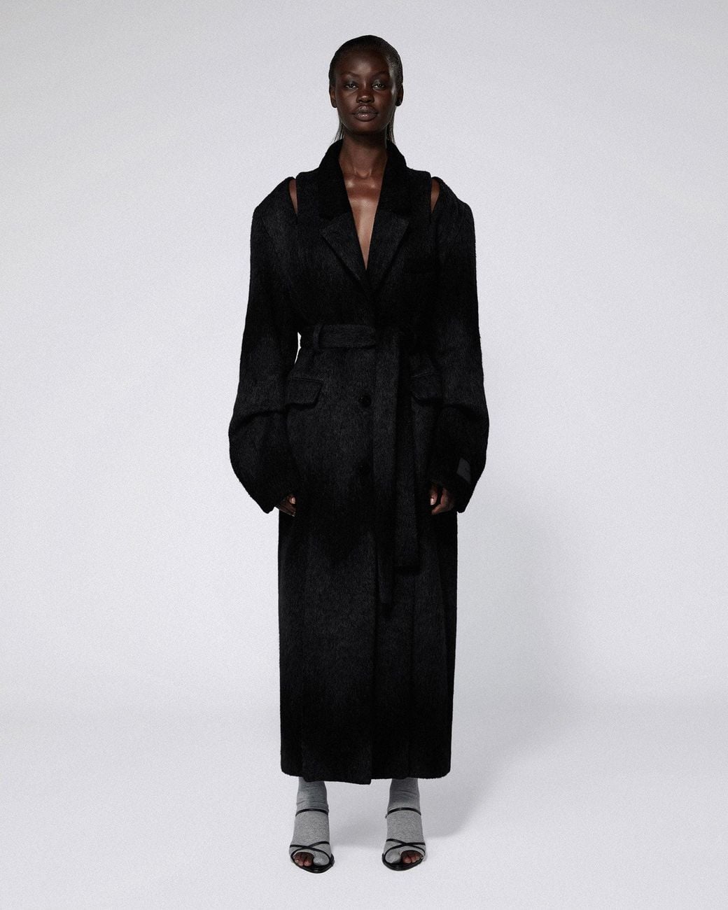SRVC Studio Black Breakfast Coat