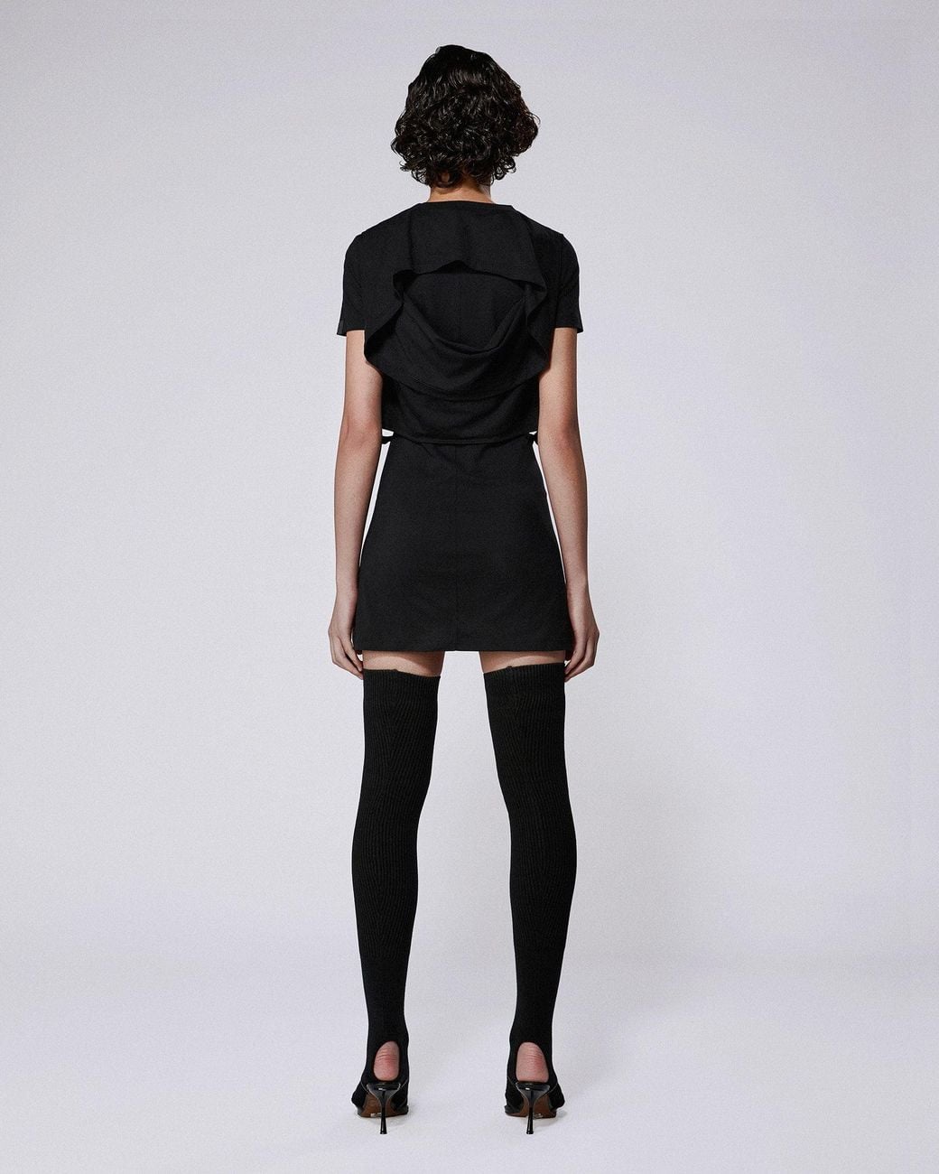SRVC Studio Black Tabi Sports Socks Long