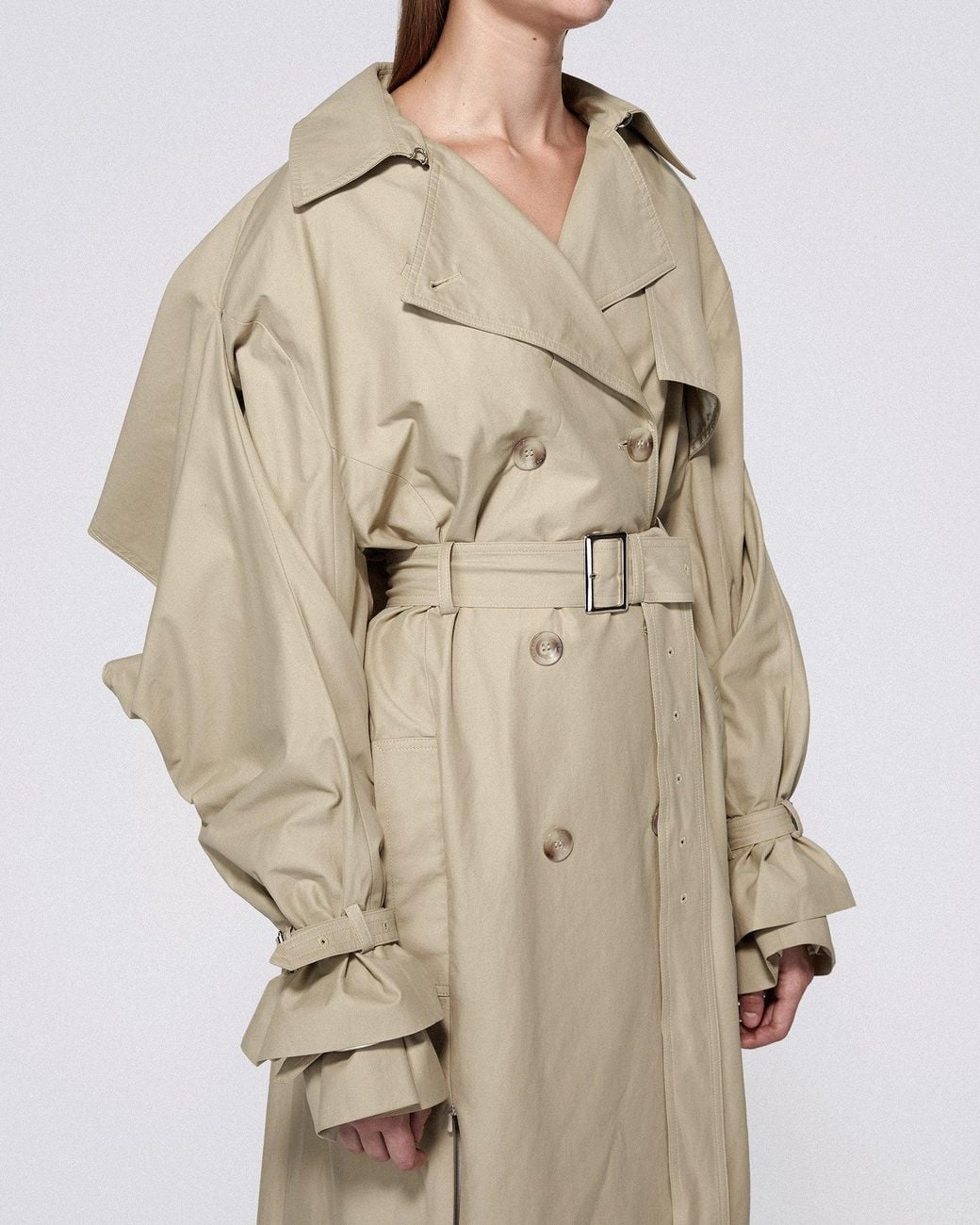 SRVC Studio Natural Sentinal Trenchcoat