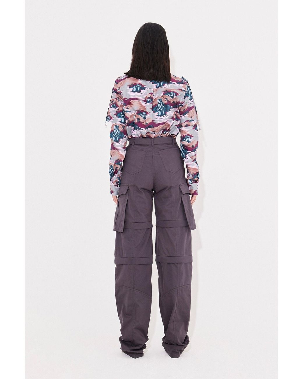 SRVC Studio Purple Hawaiian Shirt Aloha