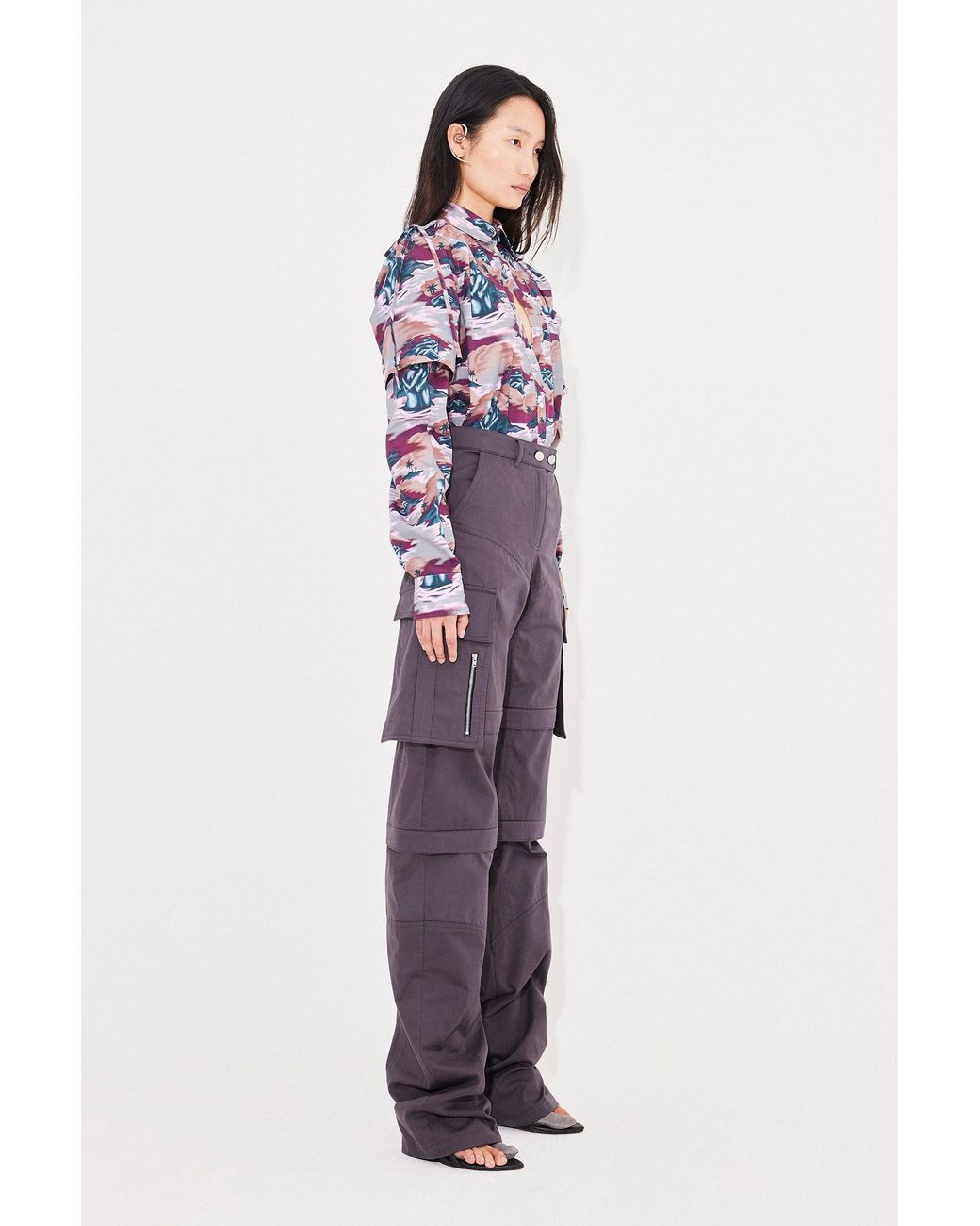 SRVC Studio Purple Hawaiian Shirt Aloha