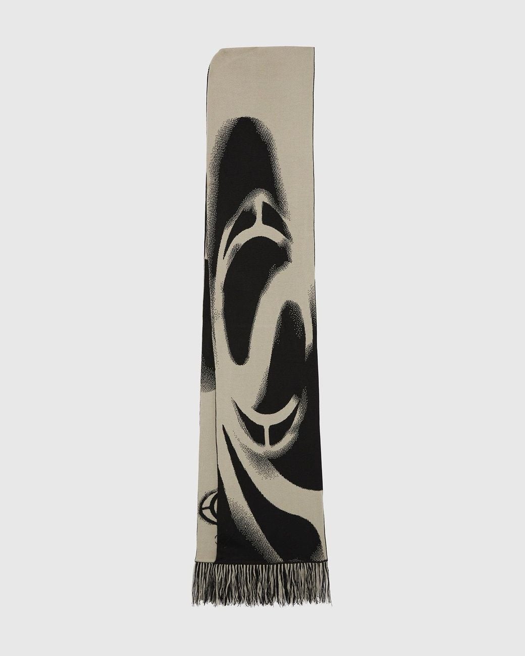 SRVC Studio White Srvc Hooded Scarf