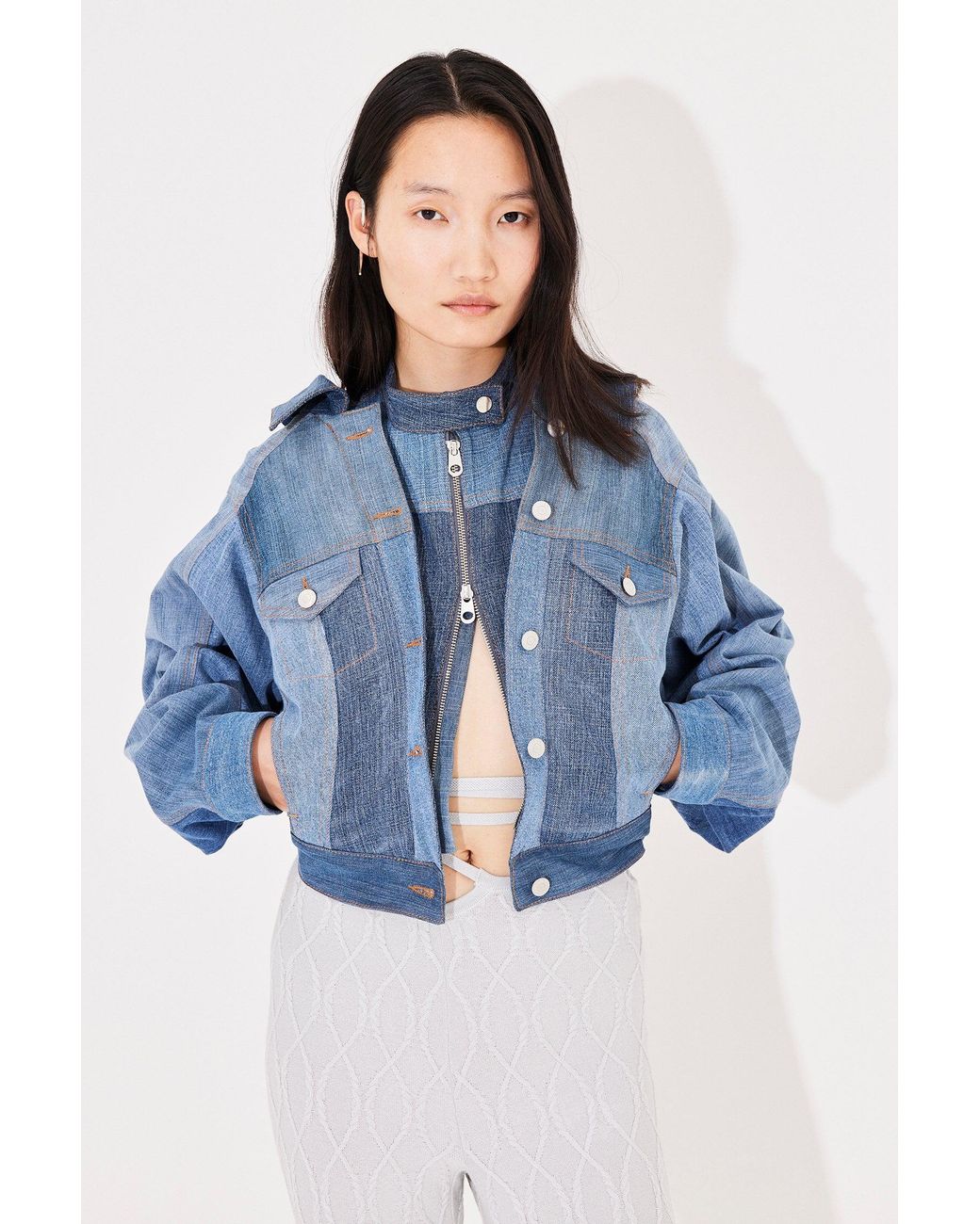 SRVC Studio Uma Jacket Denim Blues