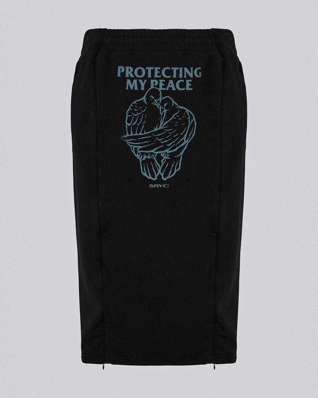 SRVC Studio Black Home Office Skirt