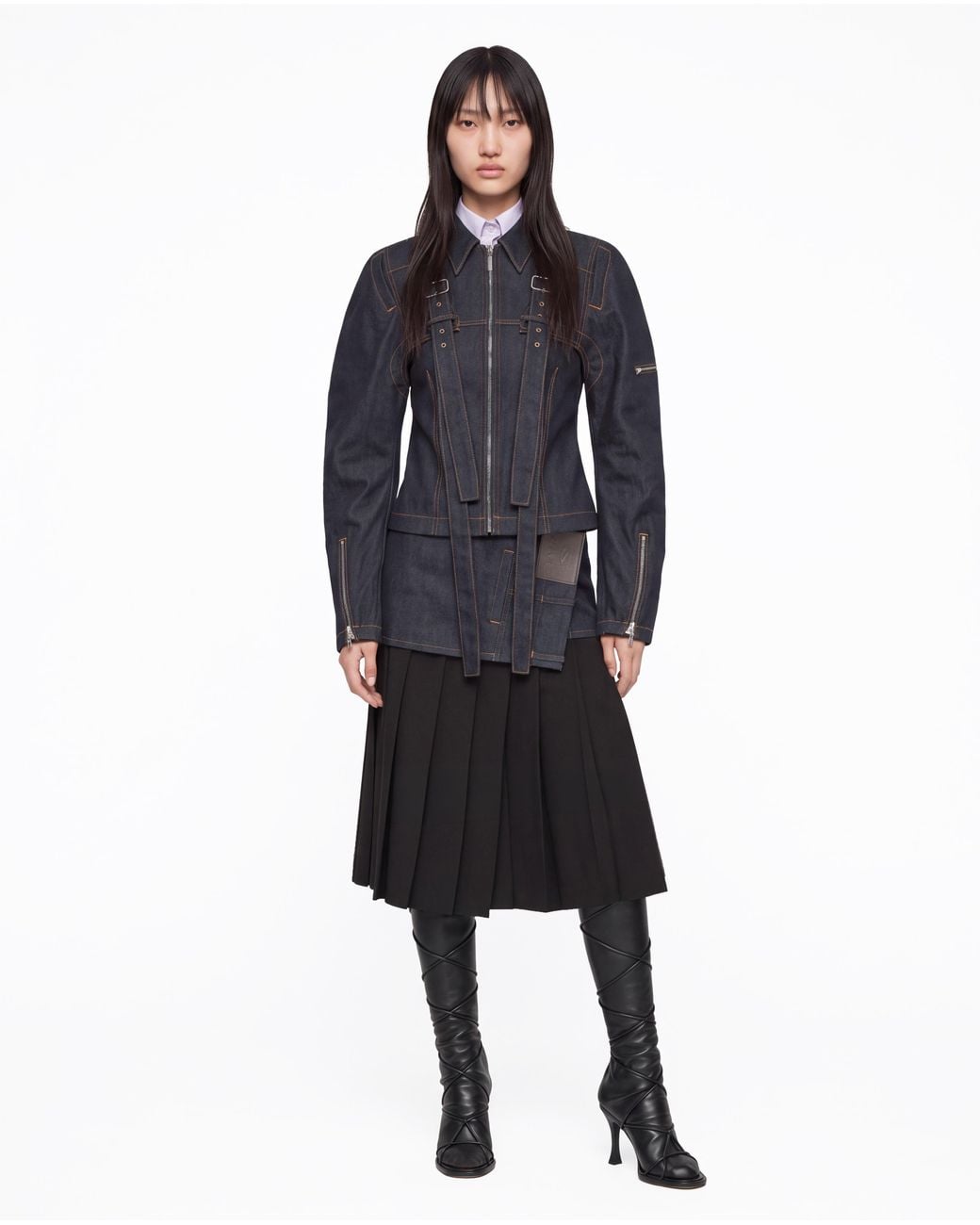 SRVC Studio Black Astra Kilt