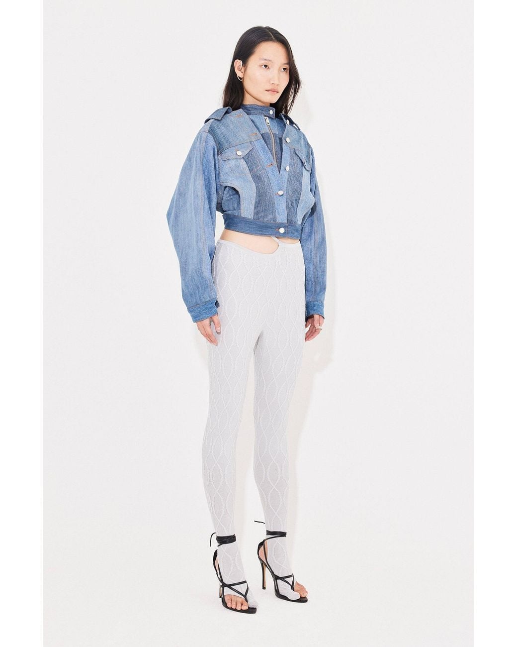 SRVC Studio Uma Jacket Denim Blues