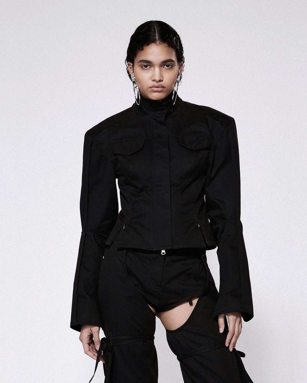 SRVC Studio Black Bella Jacket