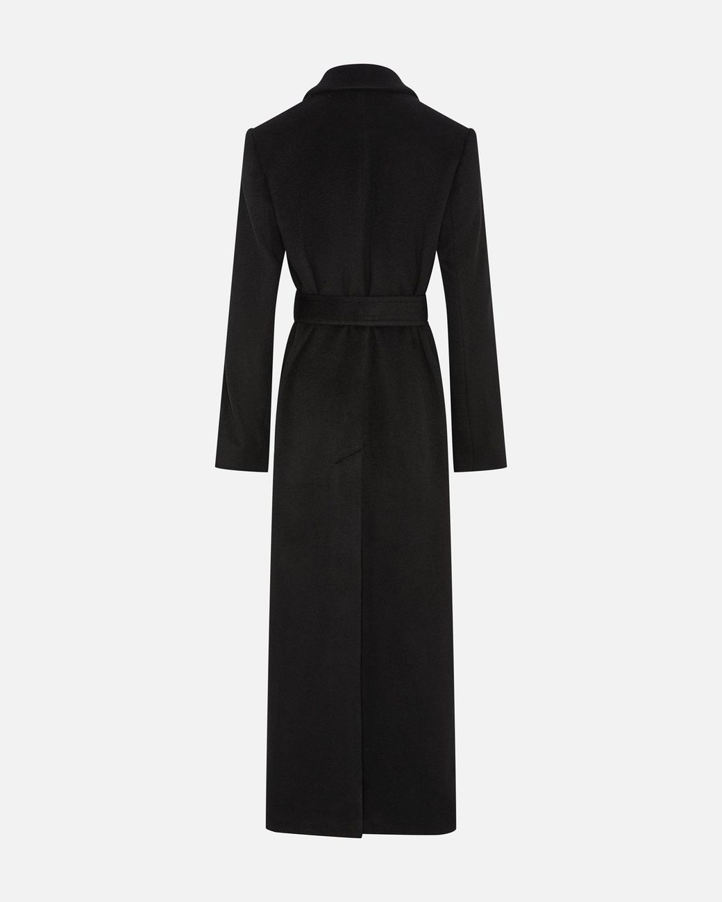 SRVC Studio Black Raven Coat With Detachable Faux Fur