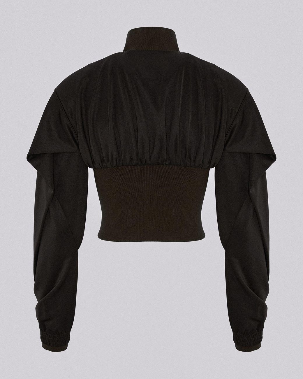 SRVC Studio Black Dbl Sleeve Zip Up