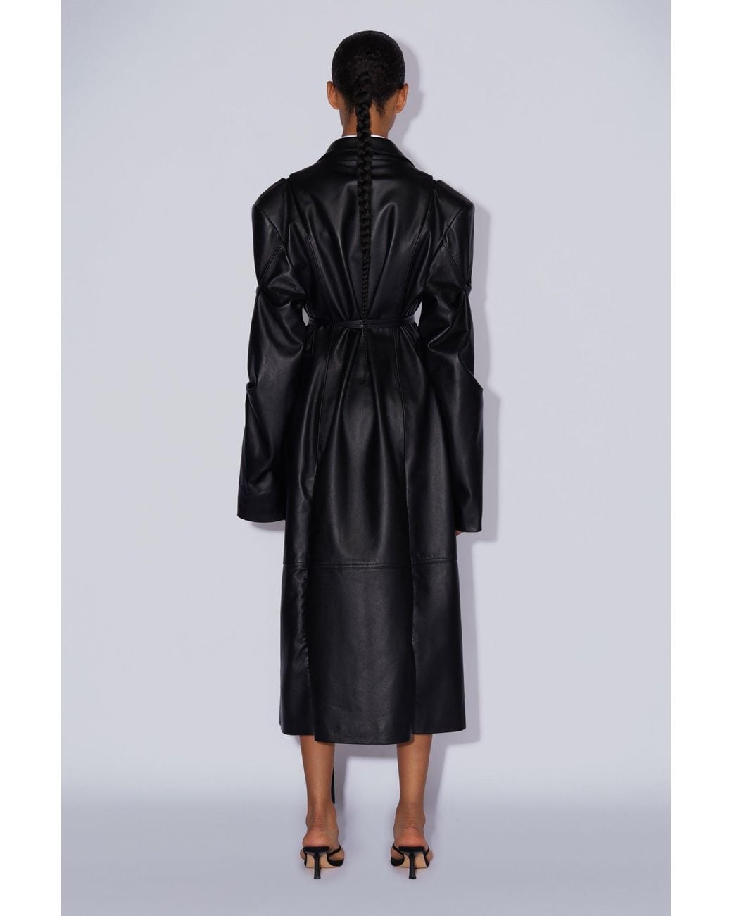 SRVC Studio Black Slash Long Jacket