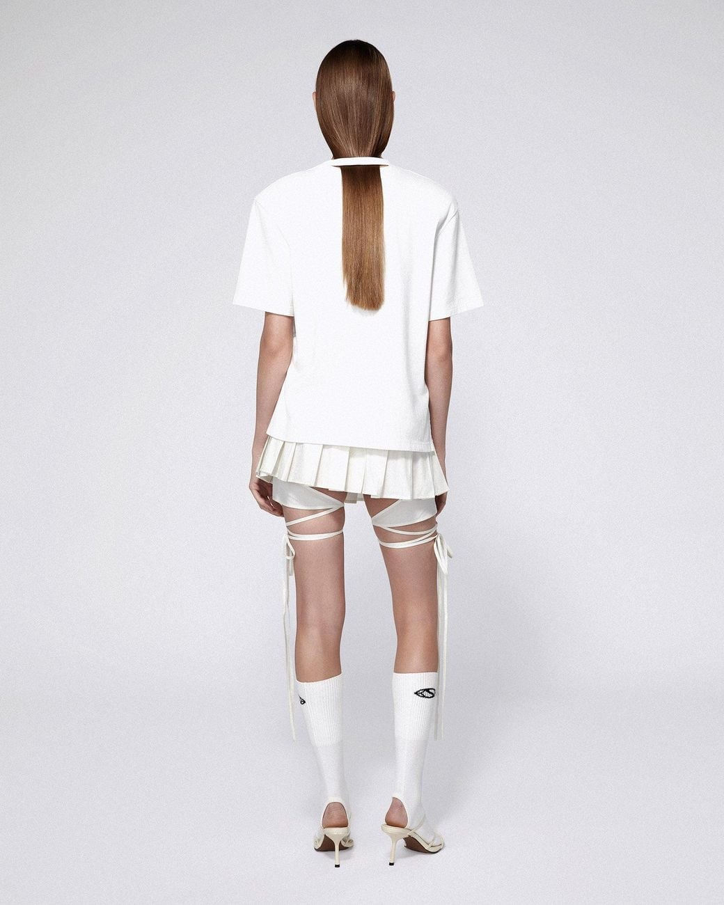 SRVC Studio White Misa Skirt