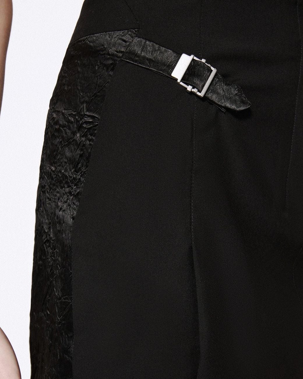 SRVC Studio Black Gemini Tailored Skirt