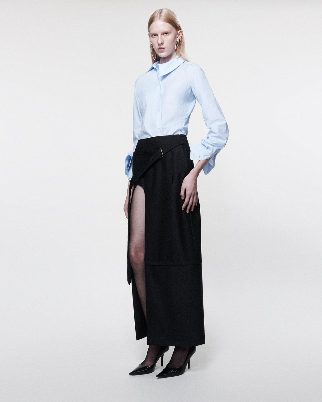 SRVC Studio Black The Metro Skirt