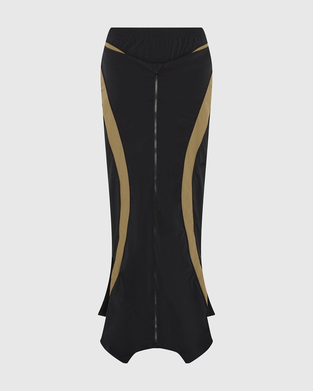 SRVC Studio Black Inverse Track Skirt