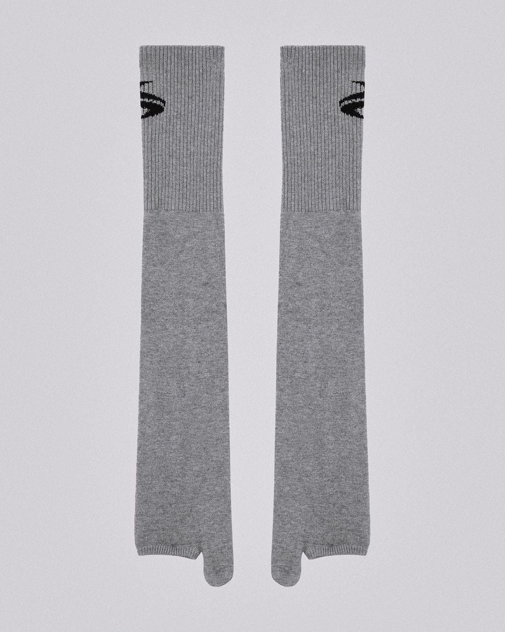 SRVC Studio Gray Tabi Sports Socks Melange