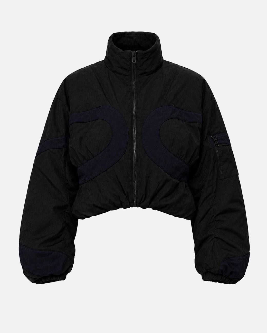 SRVC Studio Black Modified Track Jacket