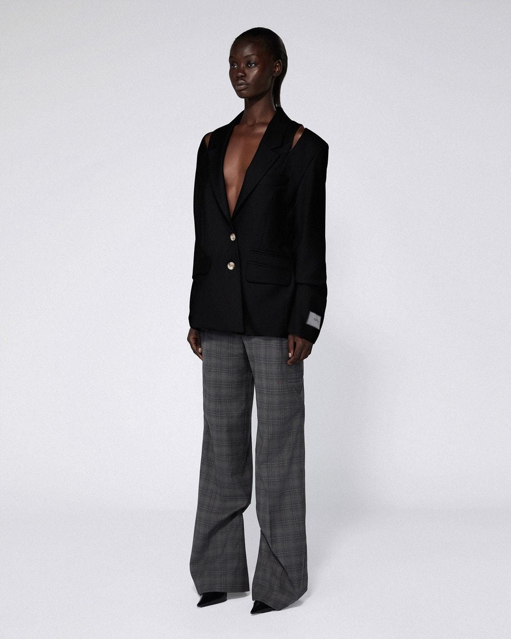 SRVC Studio Black Breakfast Jacket