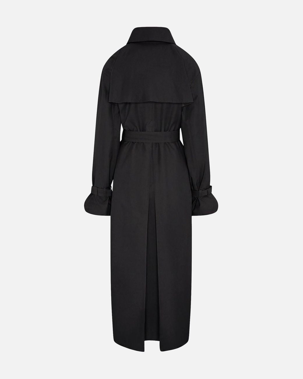 SRVC Studio Black Seren Trench Coat
