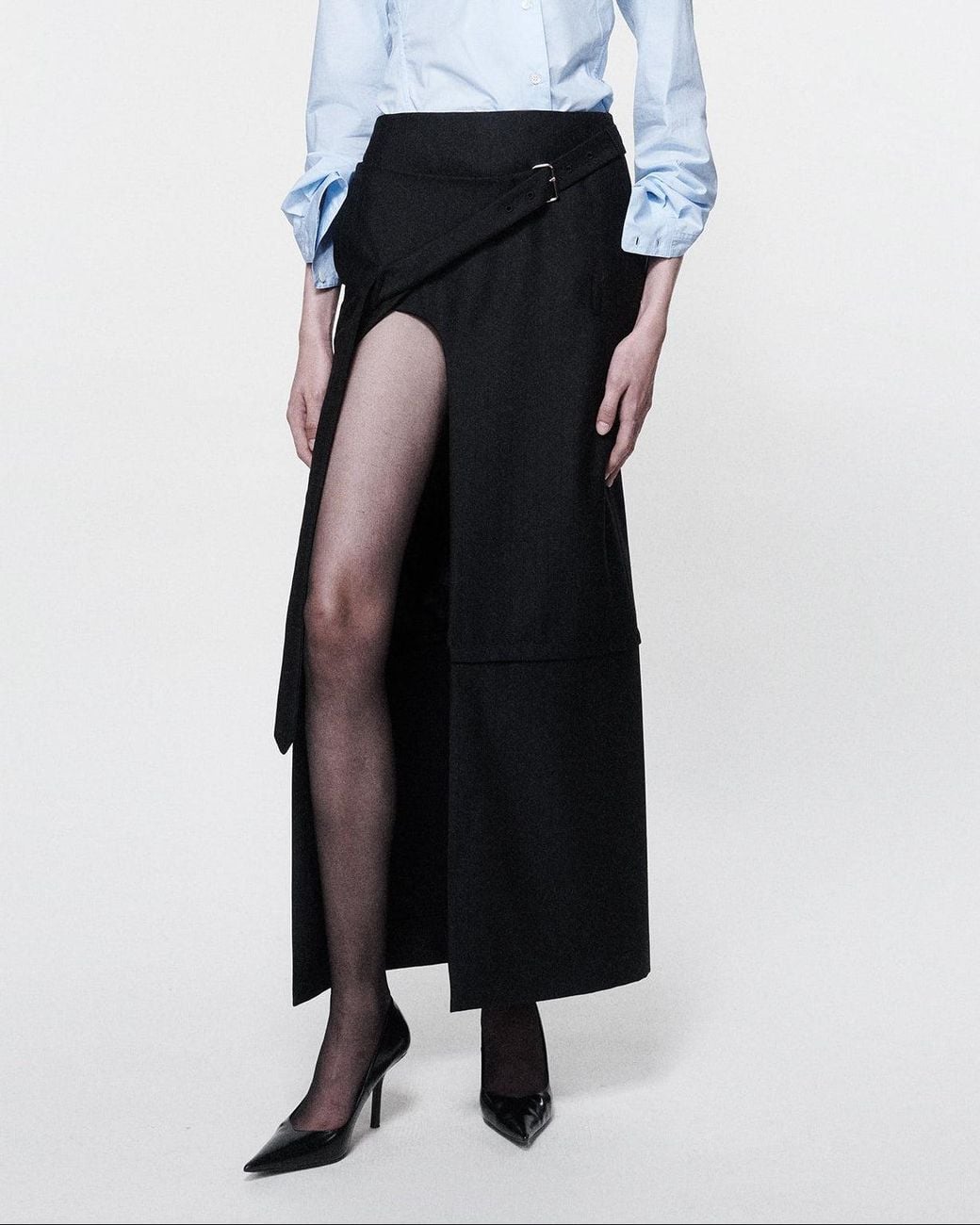SRVC Studio Black The Metro Skirt