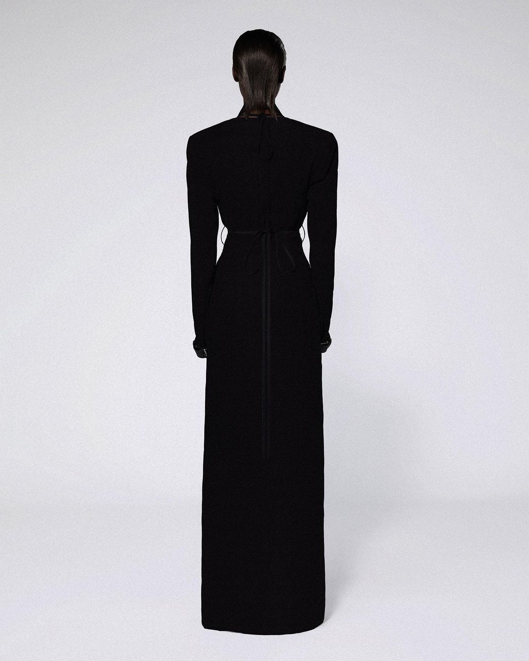 SRVC Studio Black Serpentine Coat