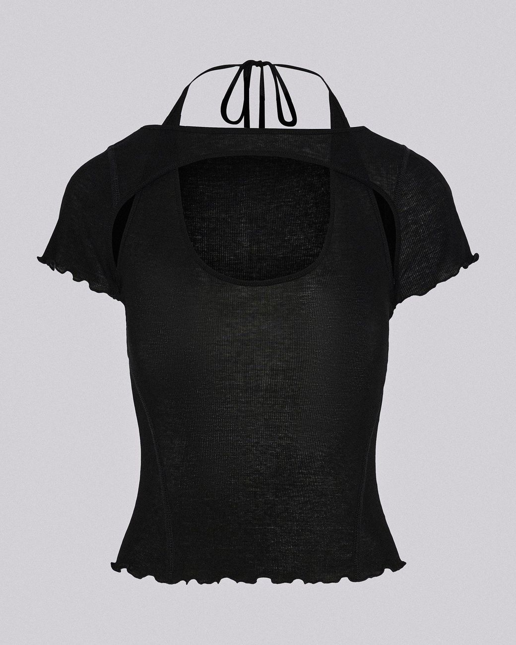 SRVC Studio Black Harness Tee