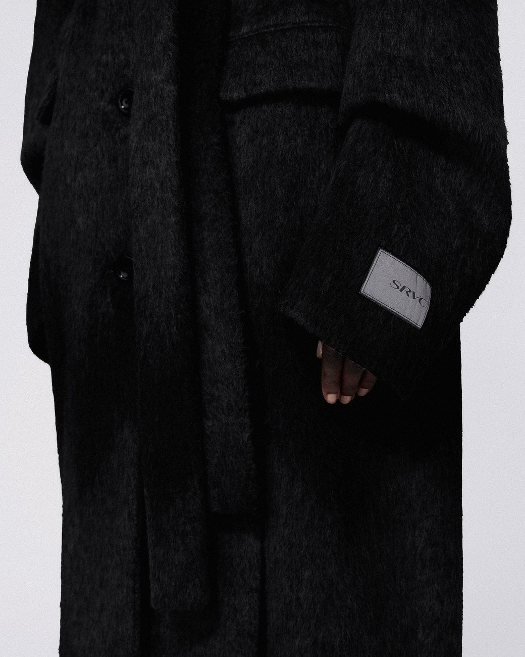 SRVC Studio Black Breakfast Coat